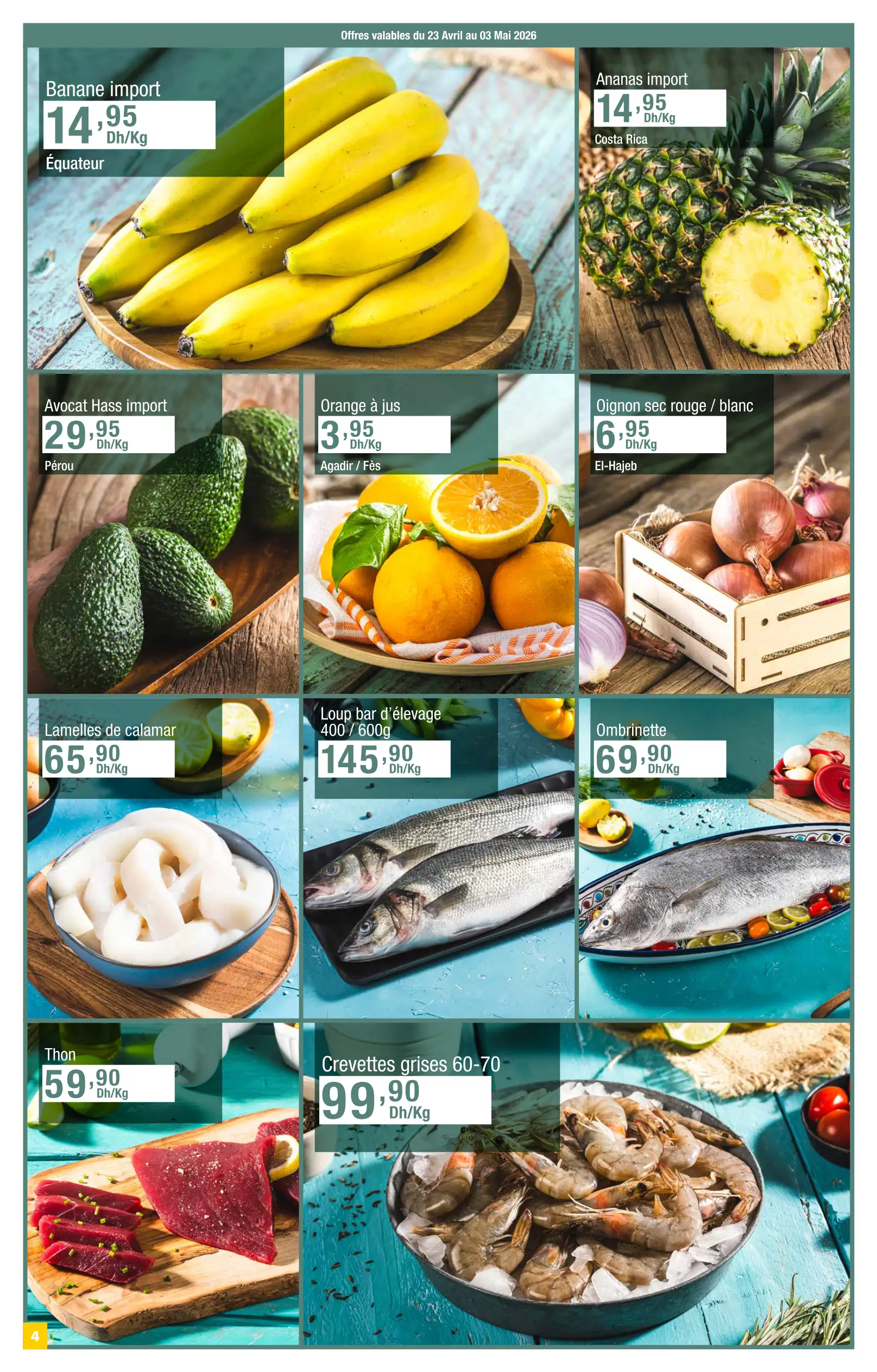 Catalogue Carrefour — page 4/16 — Offres valables du 23 avril 2026 au 13 mai 2026